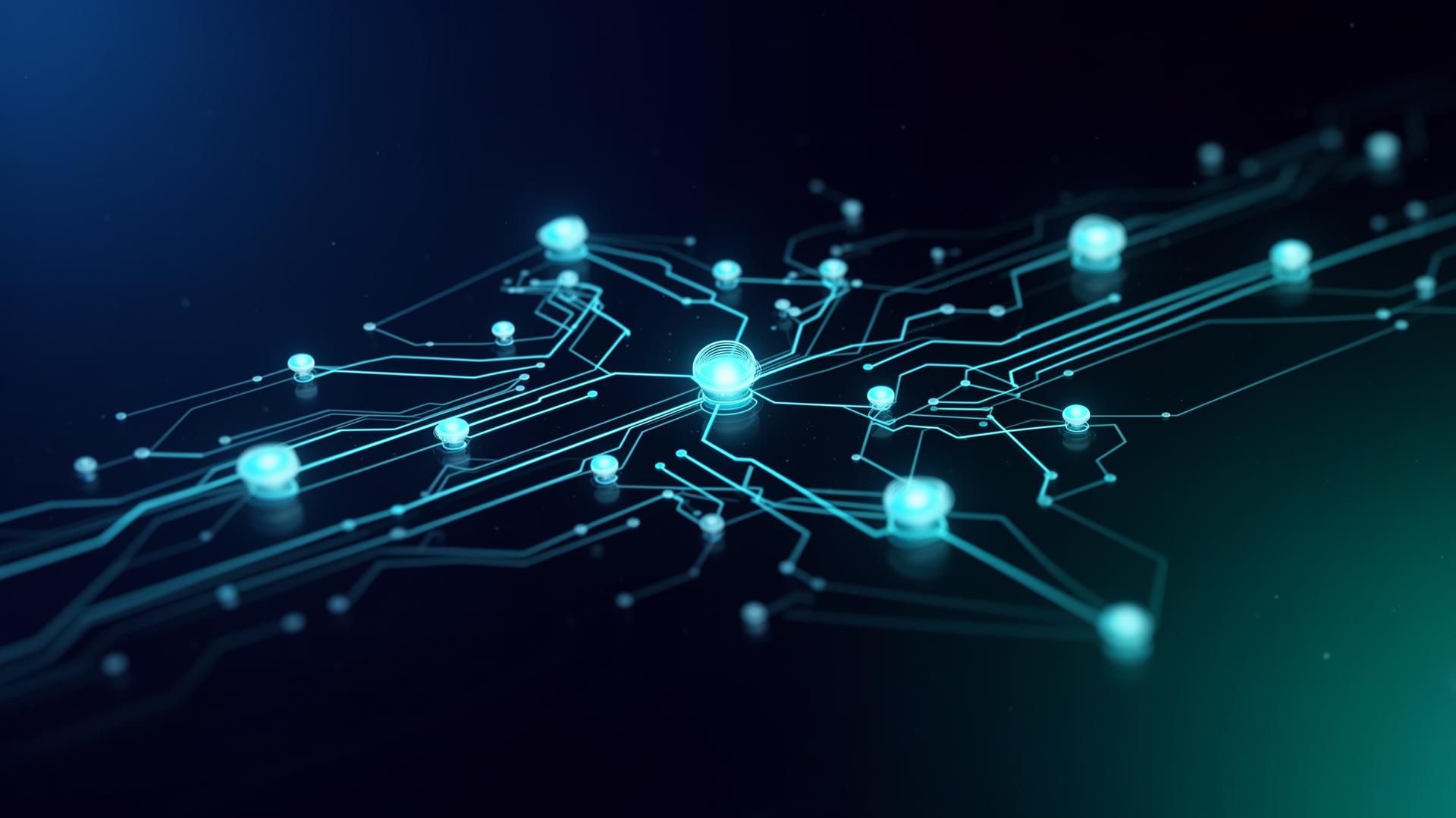 Vibrant Tech Solutions network illustration